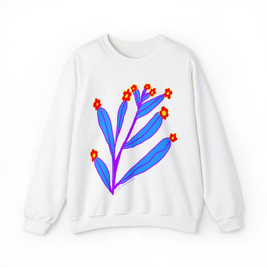 Big Flower Unisex Heavy Blend™ Crewneck Sweatshirt